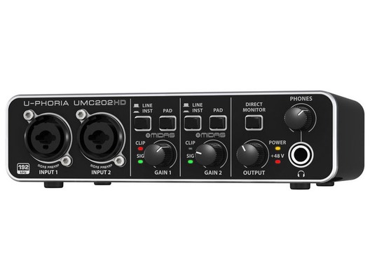 Внешняя звуковая карта behringer u phoria umc202hd