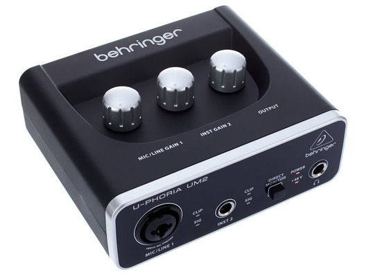 Как подключить behringer u phoria um2 к компьютеру